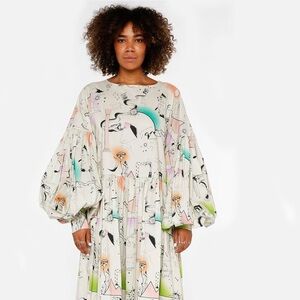 Klements Monster Dress with Voluminous Sleeves